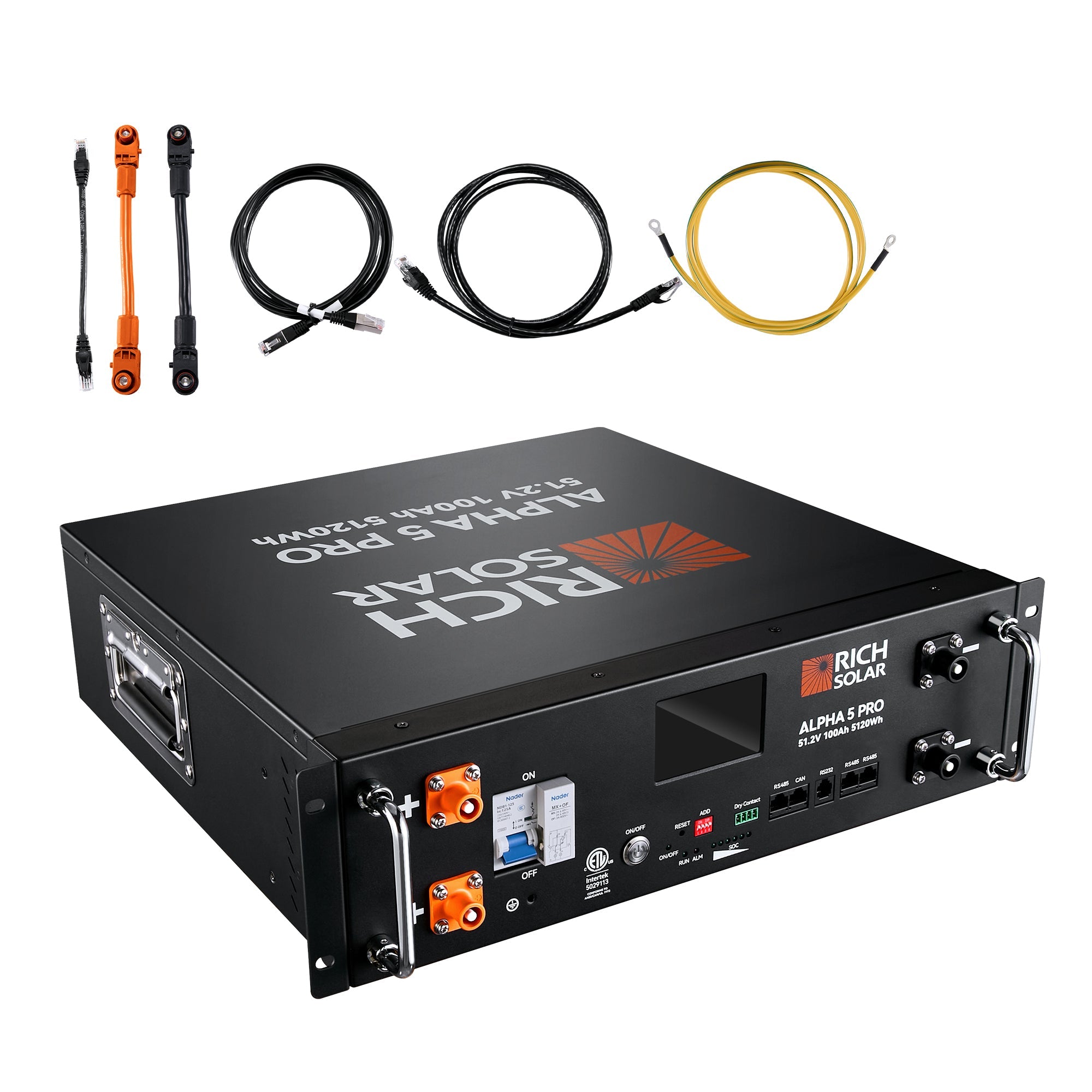 Rich Solar Complete Off-Grid Solar Kit RS-H6548 | 8000W PV Input 48V 120VAC Output + 6560 (16x410) Watt Solar PV