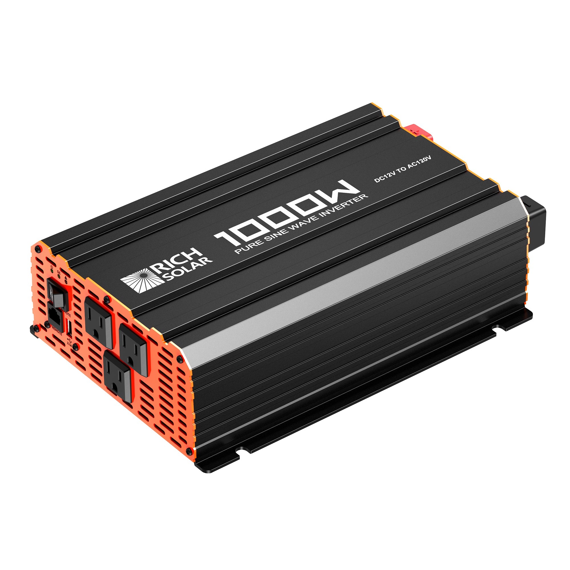 Rich Solar NOVA PURE 1K | 1000 Watt (1kW) 12 Volt Industrial Pure Sine Wave Inverter
