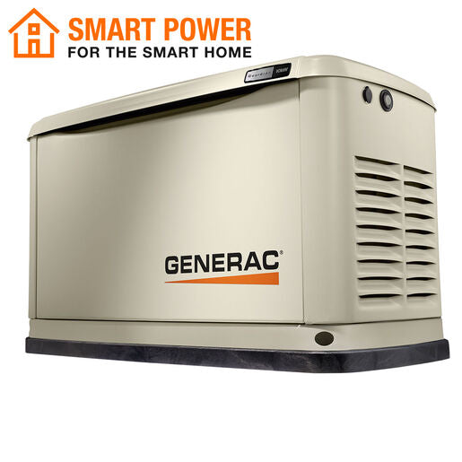 Generac 10kW Air-Cooled Home Standby Generator, Aluminum Enclosure